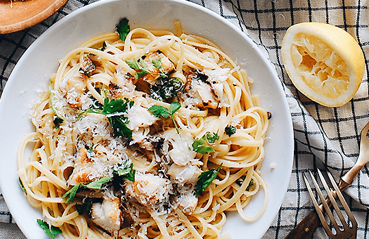 Buttery Lobster Linguine