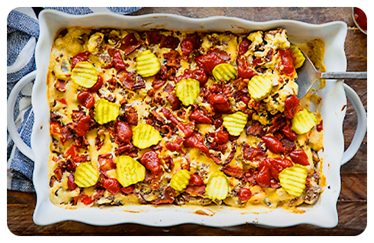 Bacon Cheeseburger Casserole