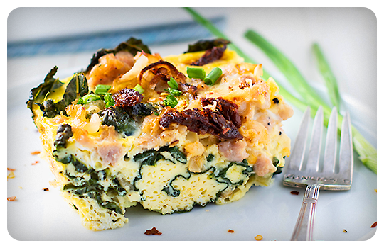 Sausage Kale Breakfast Casserole